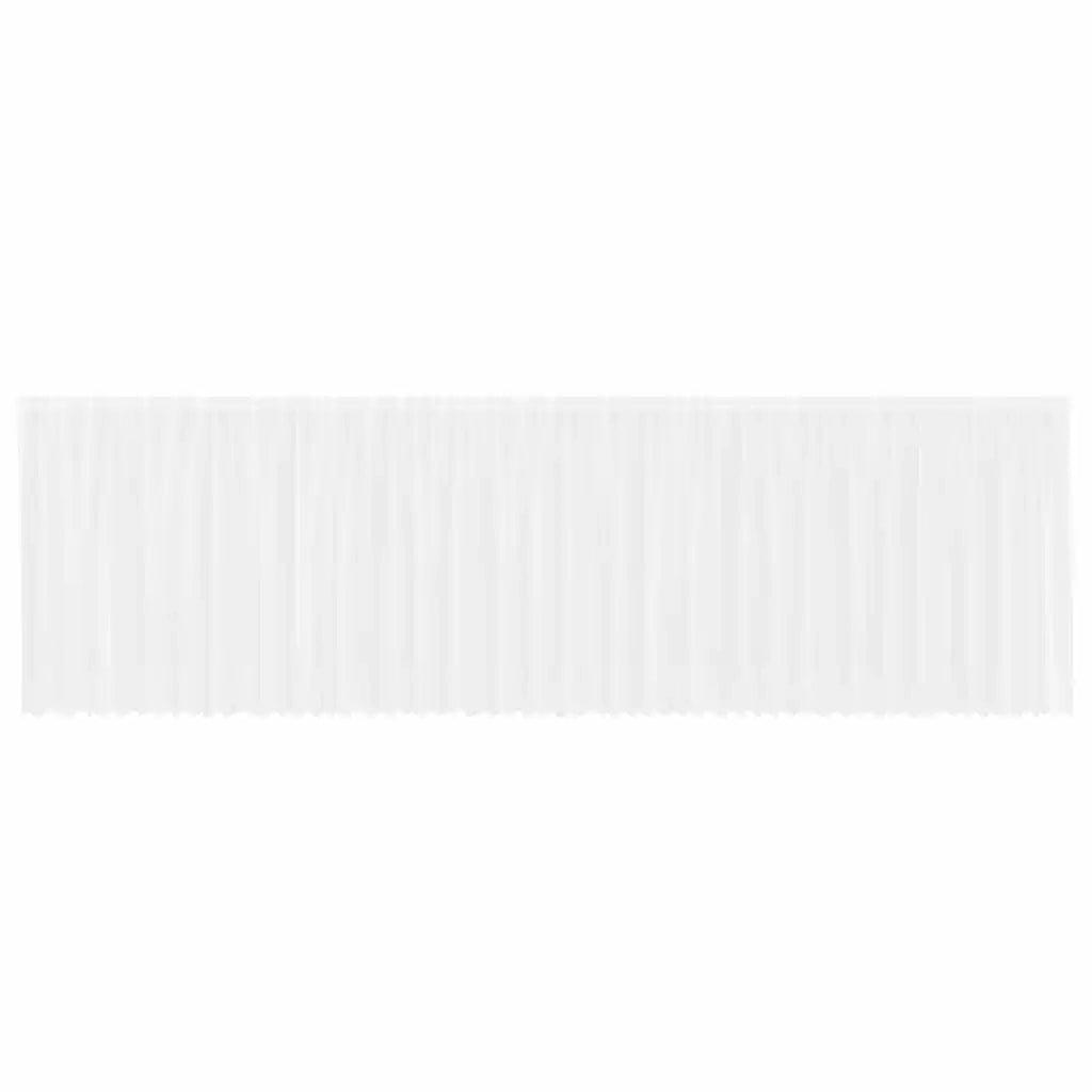vidaXL Tende con tende Bianco 900 x 180 cm Poliestere