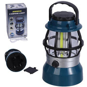 Trade Shop - Lanterna Lampada Solare Da Campeggio Ricaricabile Luce Led Emergenza Dimmerabile -