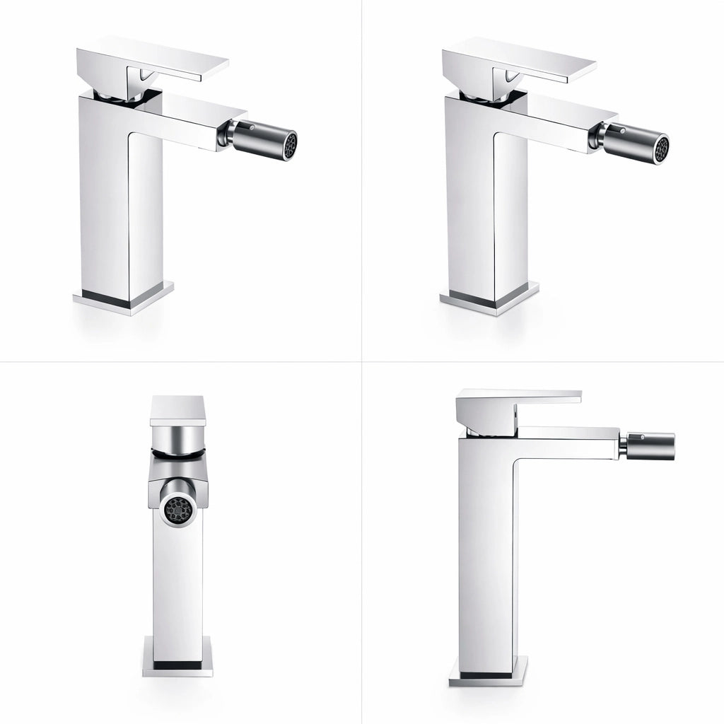 Miscelatore stile quadrato bidet cromato