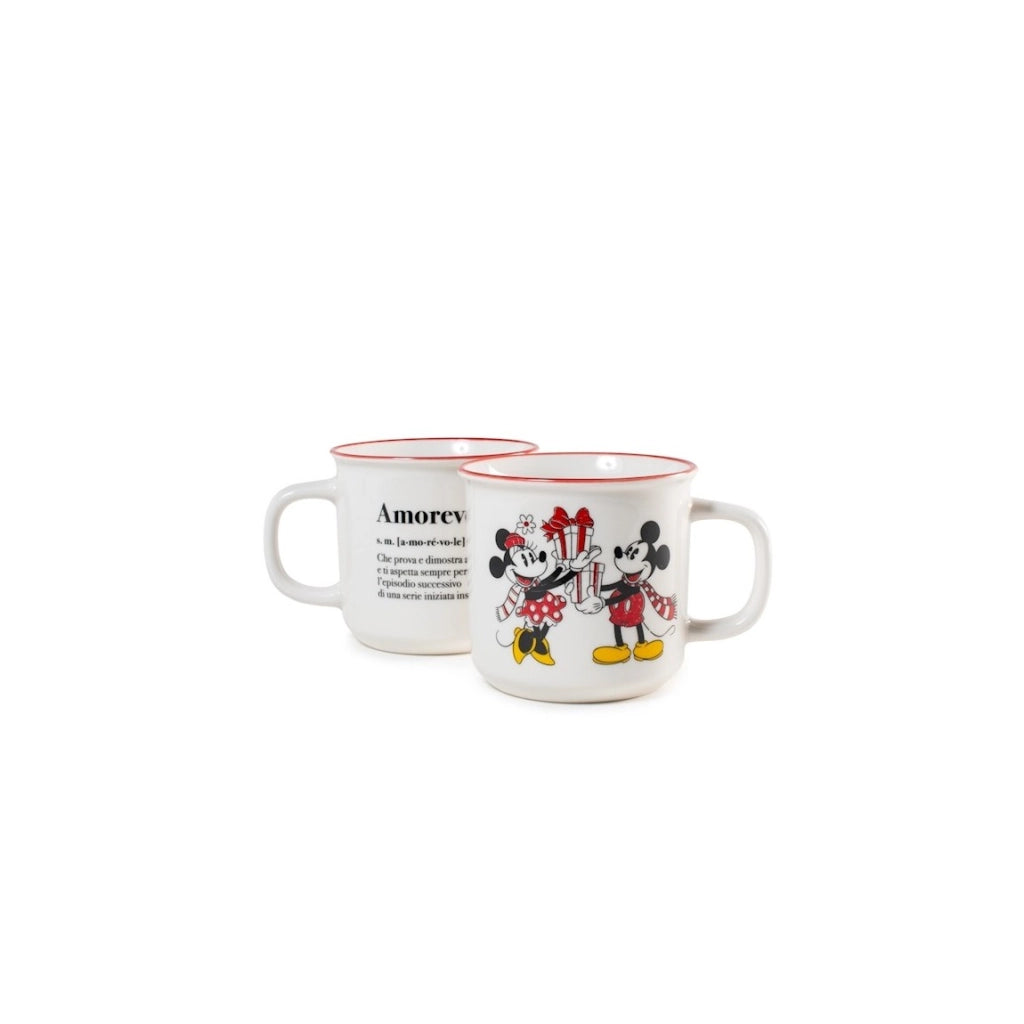 Tazza Jumbo NBC Mickey & Minnie Christmas ml 440