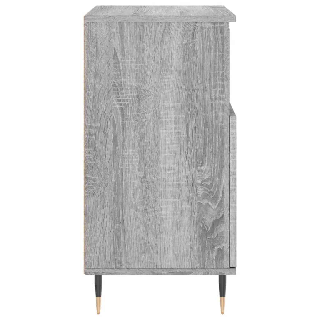 Buffet credenza cassettiera armadio mobile contenitore organizer per cucina soggiorno salotti 3 pezzi legno ingegnerizzato Sonoma grigio 02_0037190