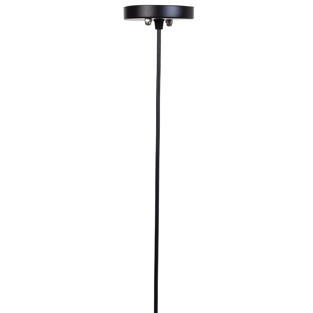 Lampada da soffitto in carta nera, D48,5x36h cm