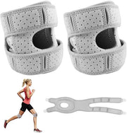 Knee Support Flessibili - Protezione Articolazione Ginocchio - Respirante - Sostenibile - 2 Pezzi - Adatto Uomini/Donne - Protezioni Ginocchio