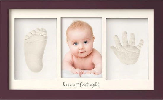 Set di impronte digitali per bambini - Kit di impronte digitali per neonati - Set di impronte digitali per bambini con cornice - Set di impronte digitali per bambini - Set di impronte digitali per neonati (Codice prodotto: Auburn, Modello: )