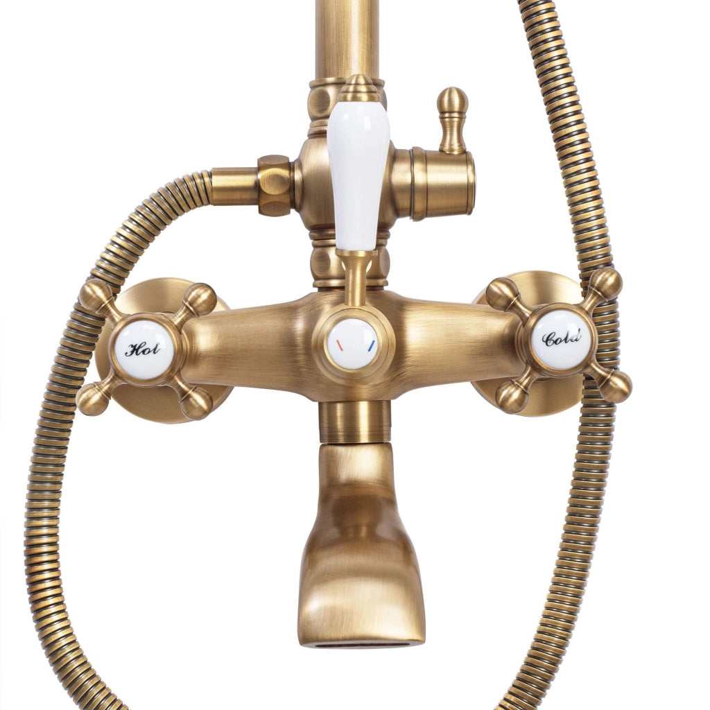 Set Doccia Rea Bergamo Antique Bronze