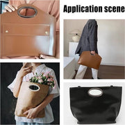 Accessori di sostituzione per borsa a mano - Oro - Metallo - Borsa a mano - Accessori - Adatto per borse Frametas - Argento/Azzurro