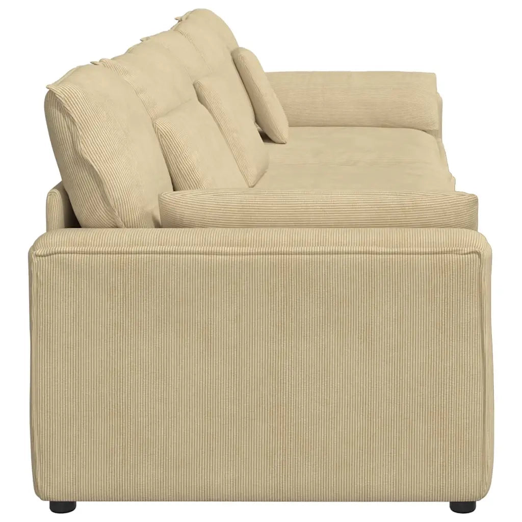 vidaXL Divano Modulare con Cuscini Verde Grigio