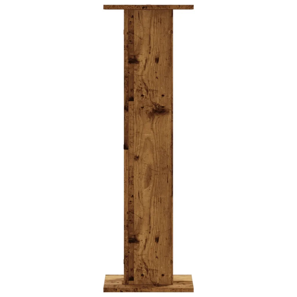 Supporti per piante | Sostegno per piante 2 pz Legno Vecchio 30x30x95 cm Truciolato