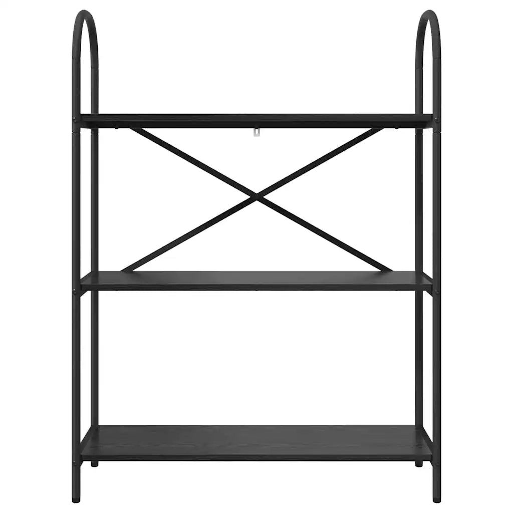 Libreria Rovere Nero 80 x 30 x 109 cm Legno multistrato