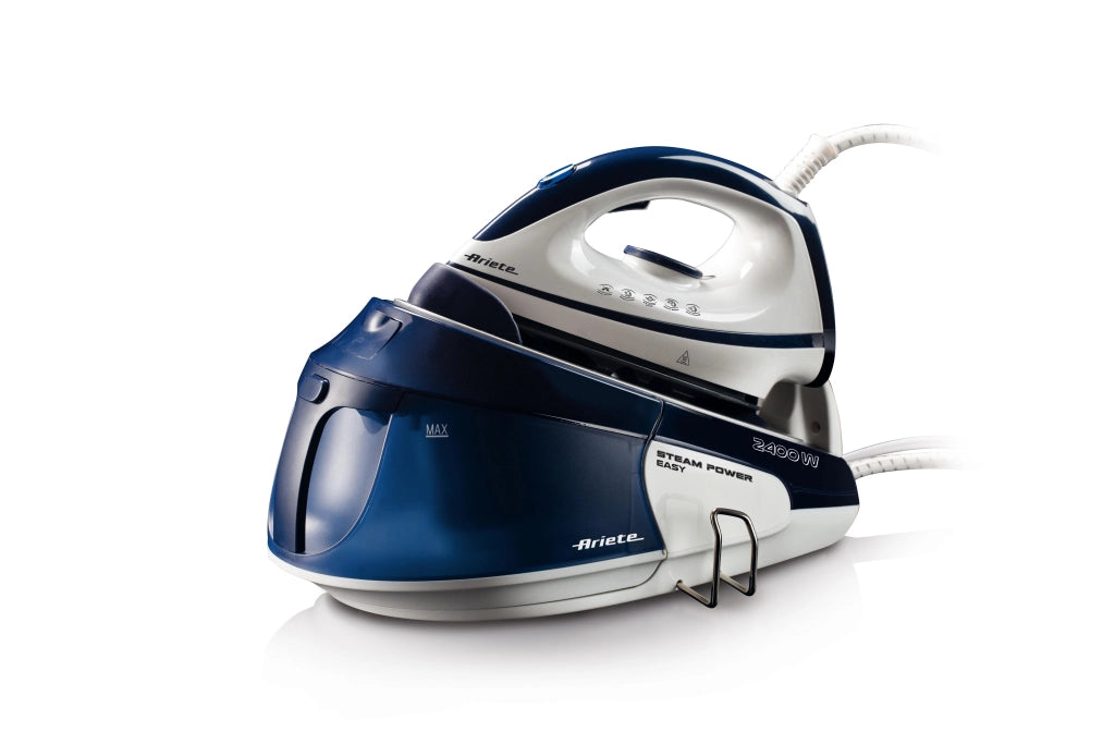 Ariete 5571 steam power easy - ferro da stiro a vapore istantaneo - piastra ceramica - serbatoio 1,8l - vapore continuo 120 gr/min - 2400 watt - blu - ARI5571