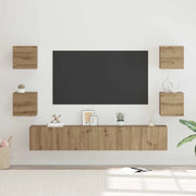 Set mobile TV 7 pcs Rovere artigianale Legno multistrato 3393398