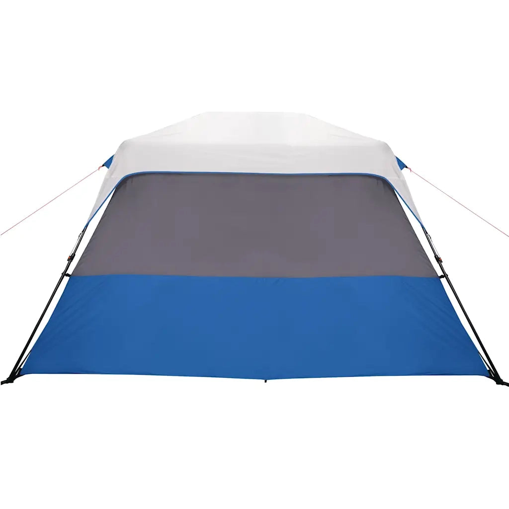 Tenda Famiglia con LED 6 Persone Blu Chiaro a Rilascio Rapido 94307