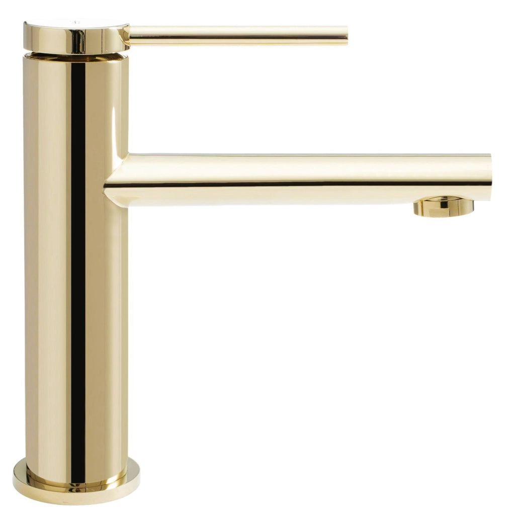 Rubinetto Da Lavabo Rea Oval Gold Low