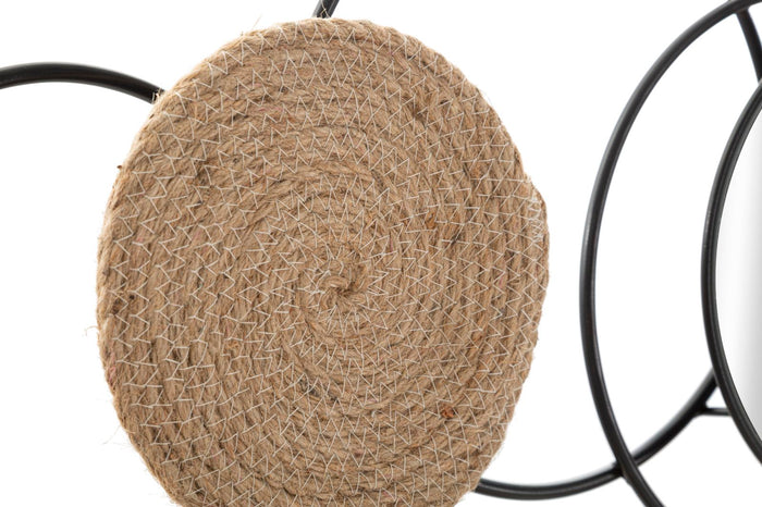 Pannello da Muro Triby 106,5x4,5x52 cm in Ferro Poliestere