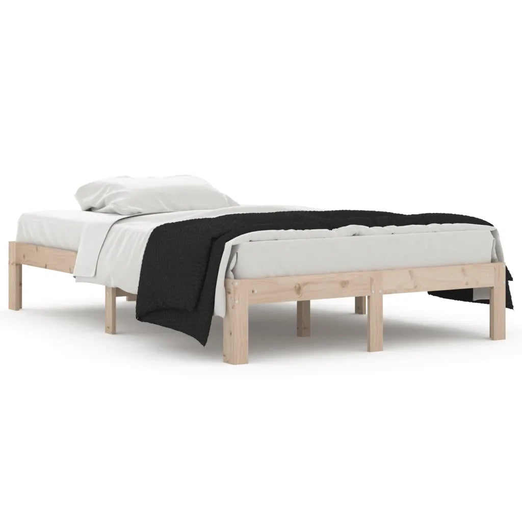 Giroletto-Struttura Letto in Legno Massello 120x190 cm Small Double 370769