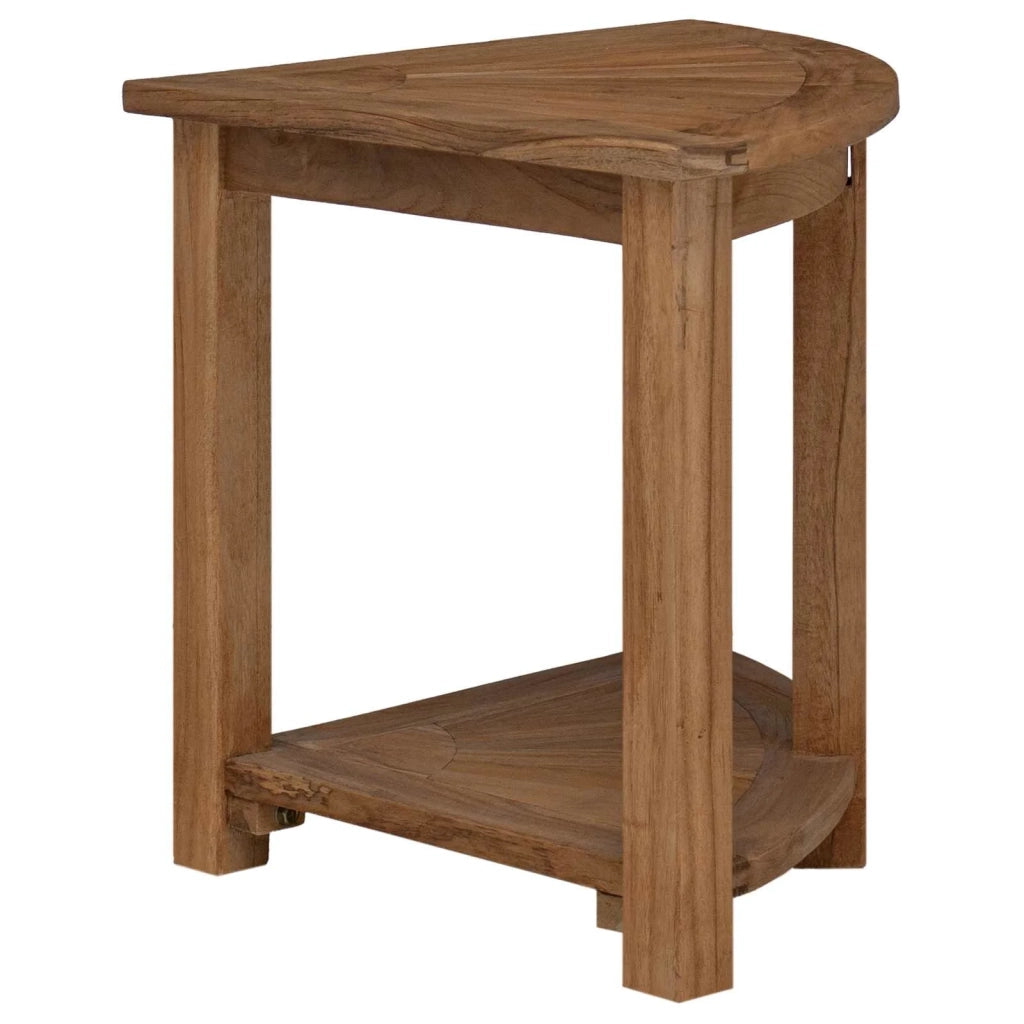 Tavolo Laterale da Bagno Naturale 45 x 45 x 46 cm 42024270