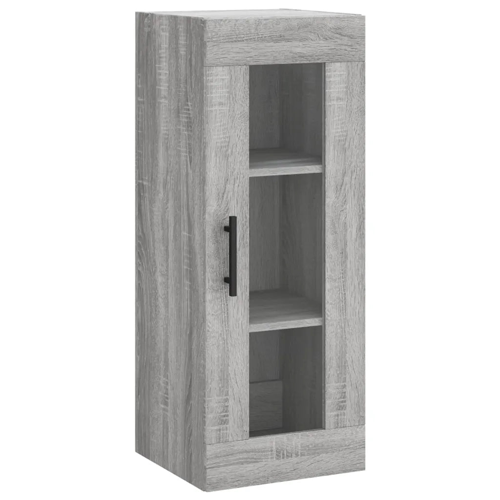 Credenza | Madia | Buffet da pranzo | Armadio da pranzo Grigio Sonoma 34,5x34x180 cm in Legno Multistrato