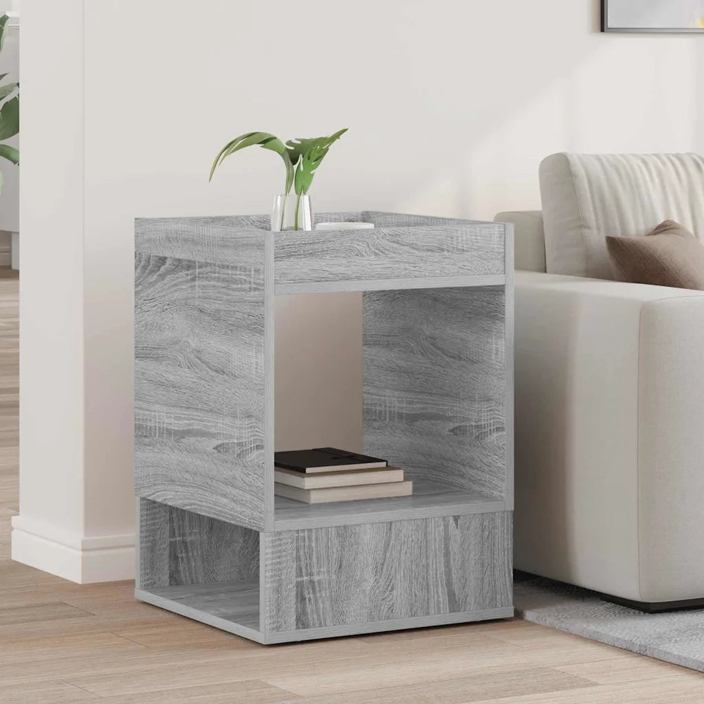 Tavolino Grigio Sonoma 40 x 40 x 56 cm Legno ingegnerizzato 890954