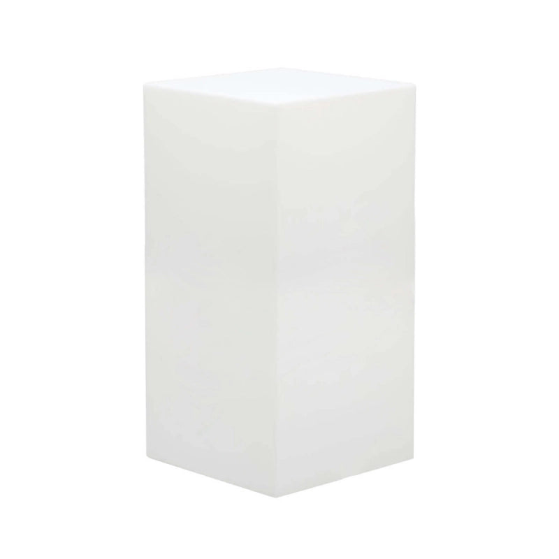CUBO 40 X 40 X 80 LUMINOSO INDUS CON LED MULTICOLOR E BATTERIA SOLARE