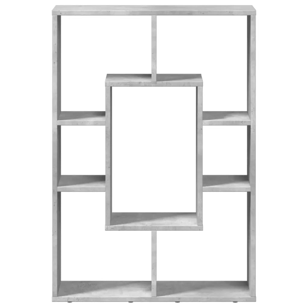 vidaXL Libreria Grigio Cemento 63x20x90 cm in Truciolato