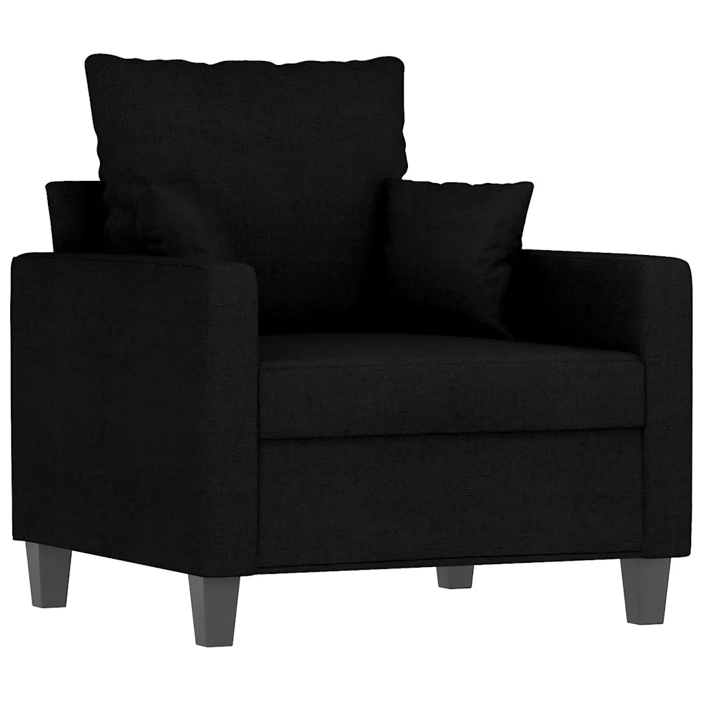 Divano Sedia-Poltrona Nera 60 cm in Tessuto 889952