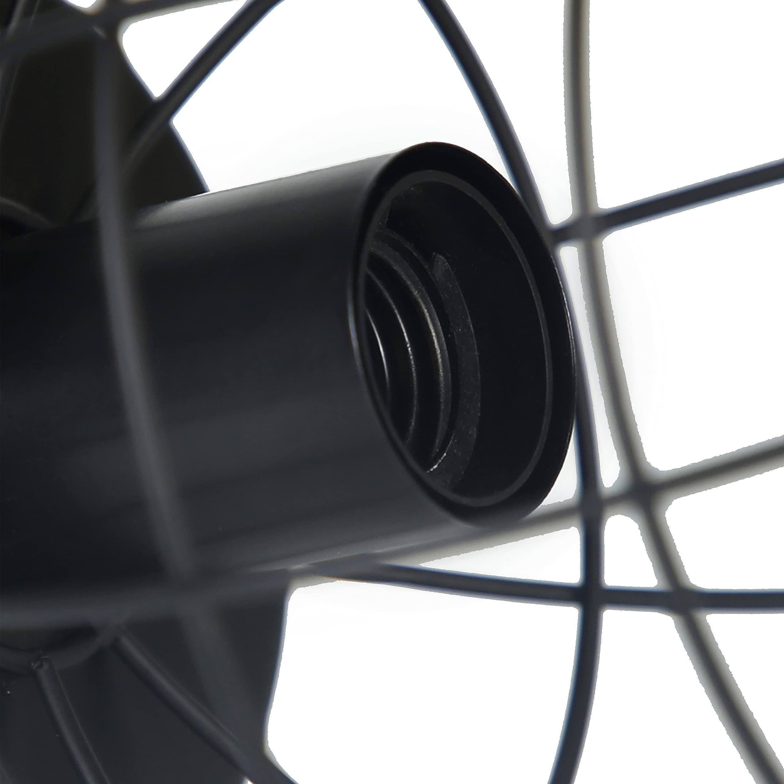 ZMH Lampada da tavolo retrò nera industriale metallo comodino E27 decorazione senza lampadina