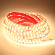 Lampade a Led a Striscia 2M Calda Bianca Idroresistente con Interruttore - Facile da Installare per Interni ed Esterni