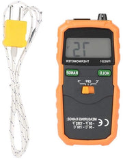 Termometro digitale LCD per temperatura con sensore K-type per frigorifero, acqua bollente, acquario