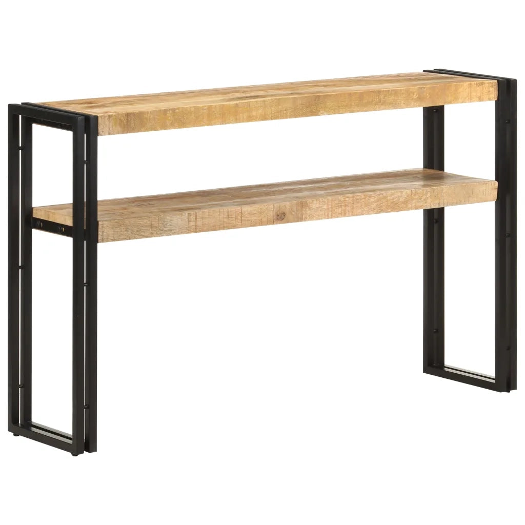 Tavolo Consolle | Tavolo d'Ingresso 120x30x75 cm in Legno di Mango Grezzo