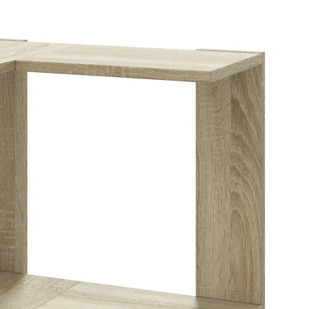 Libreria Angolare 5Ripiani Rovere Sonoma 50x50x179 cm Legno