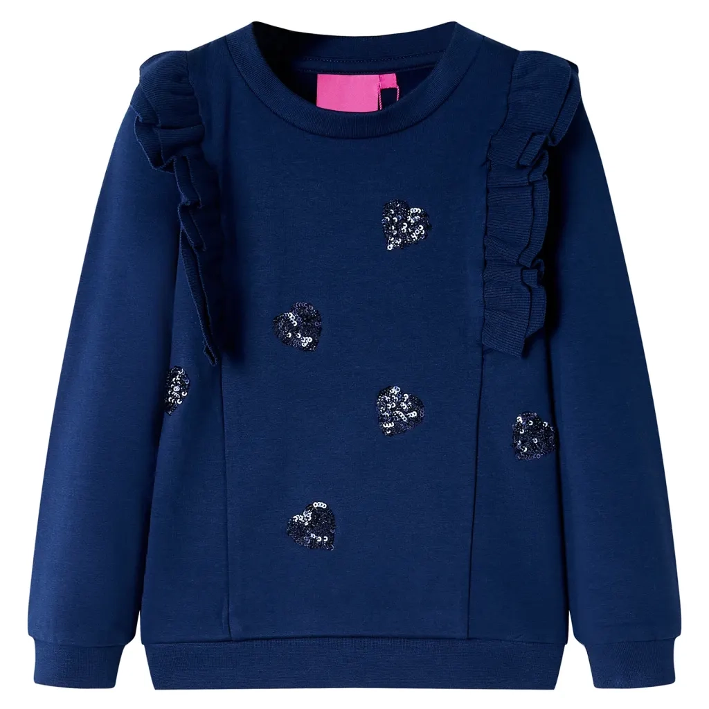 Felpa per Bambini Blu Marino 140cod mxl 93266