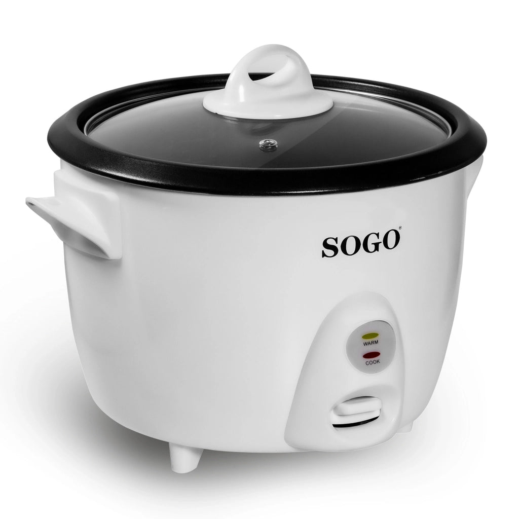 Cuociriso elettrico automatico 1,5 litri, recipiente antiaderente rimovibile, cestello vapore alluminio 500W cucina - SOGO