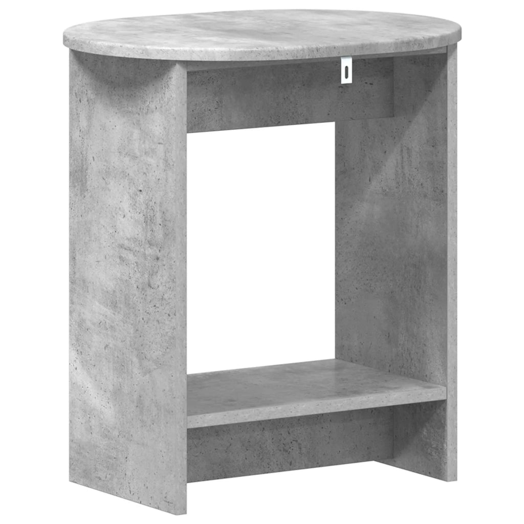 Tavolo laterale Grigio Cemento 50 x 39,5 x 55 cm 899855