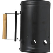 CIMINIERA ACCENDI CARBONELLA DOMUS  ACCIAIO VERNICIATO/LEGNO CM 16 H.CM 27,3