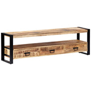 Pratica credenza porta TV di design 150 cm legno massello di mango 2502013