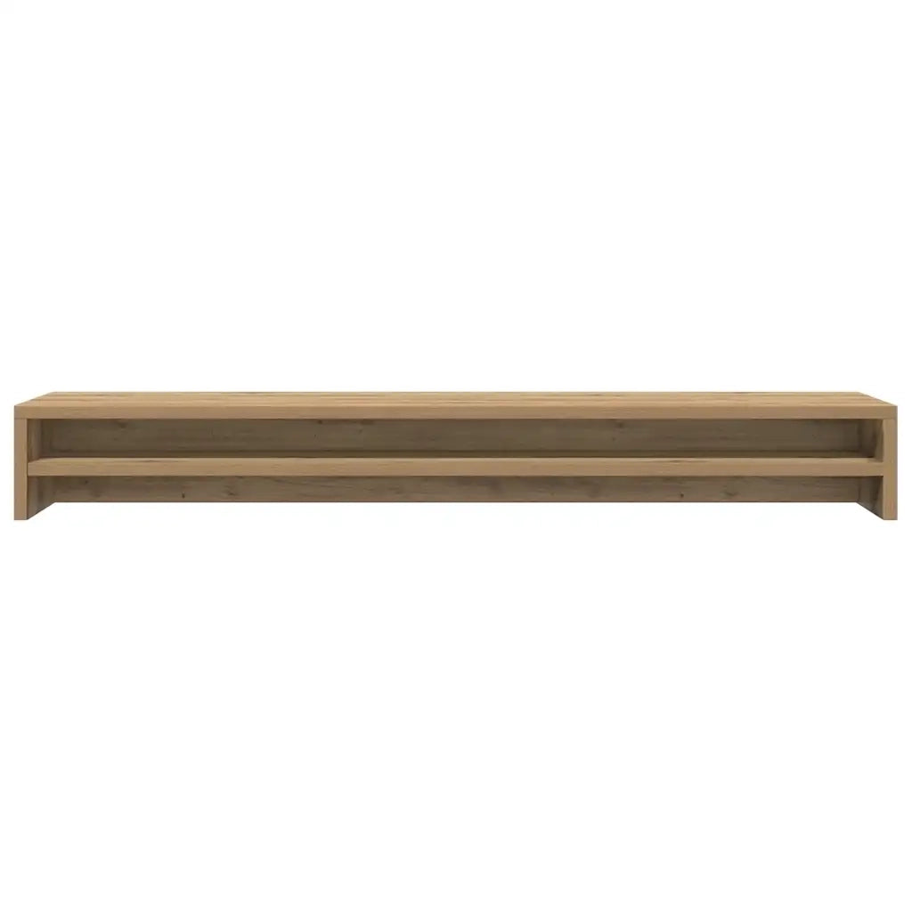 Supporto Monitor Rovere Artigianale 100x24x13 cm Multistrato