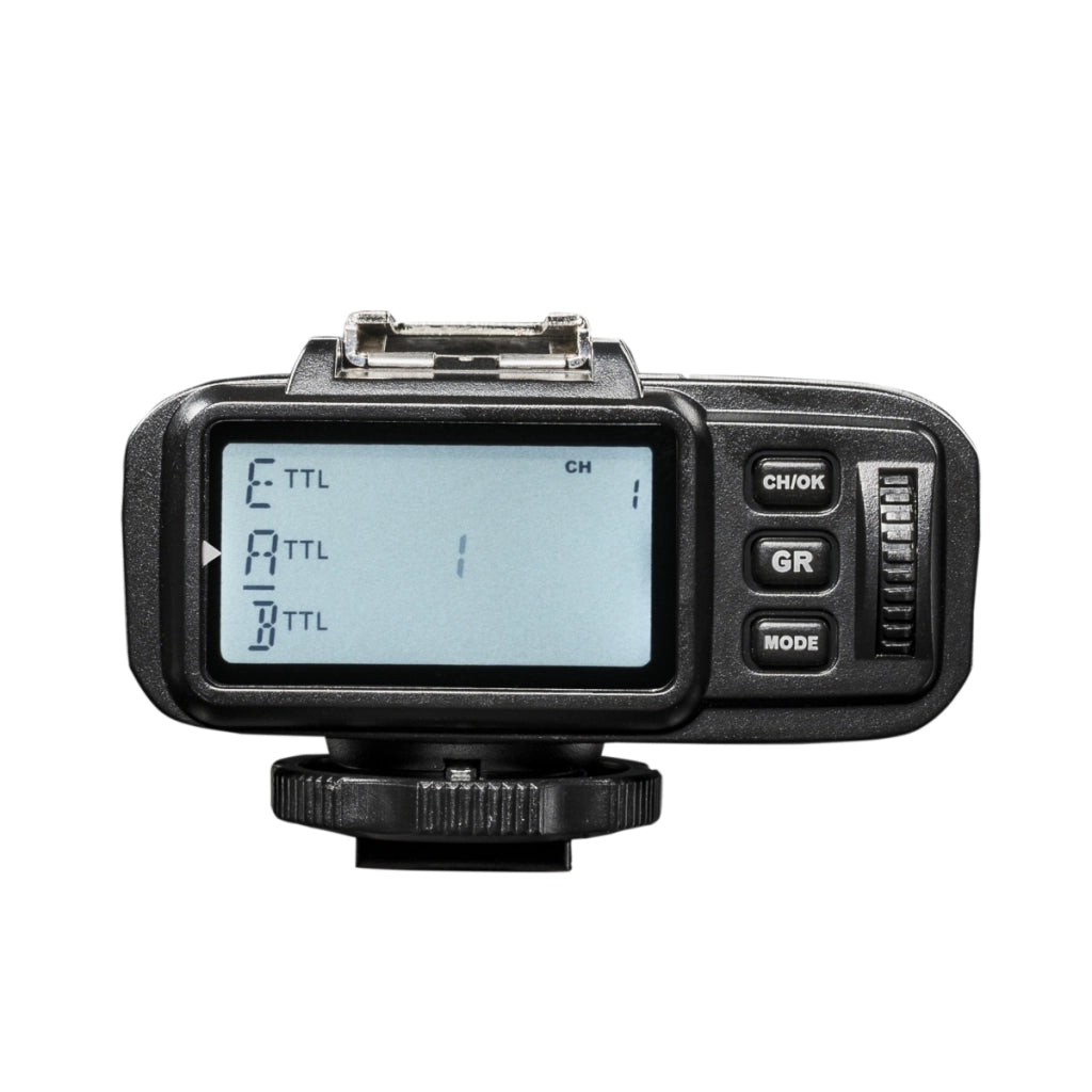 radio trigger TTL T-O per flash con sistema di ricezione W1, 3 f-stop