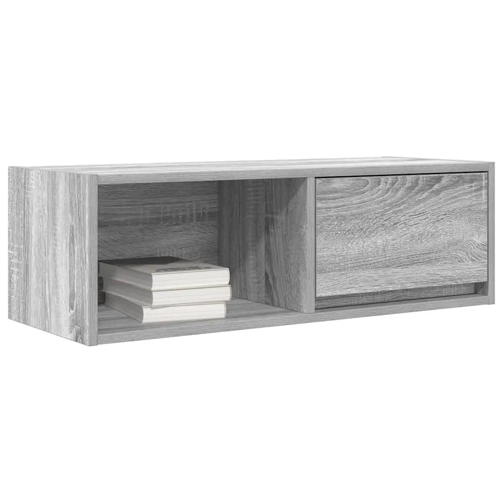 Mobili TV 2pz Grigio Sonoma 80x31x25,5 cm Legno Multistrato 861465