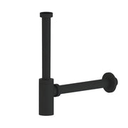 SIFONE TONDO D'ARREDO A BOTTIGLIA- 11/4 Nero Opaco- DH- pezzi 1