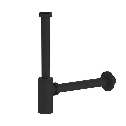 SIFONE TONDO D'ARREDO A BOTTIGLIA- 11/4 Nero Opaco- DH- pezzi 1