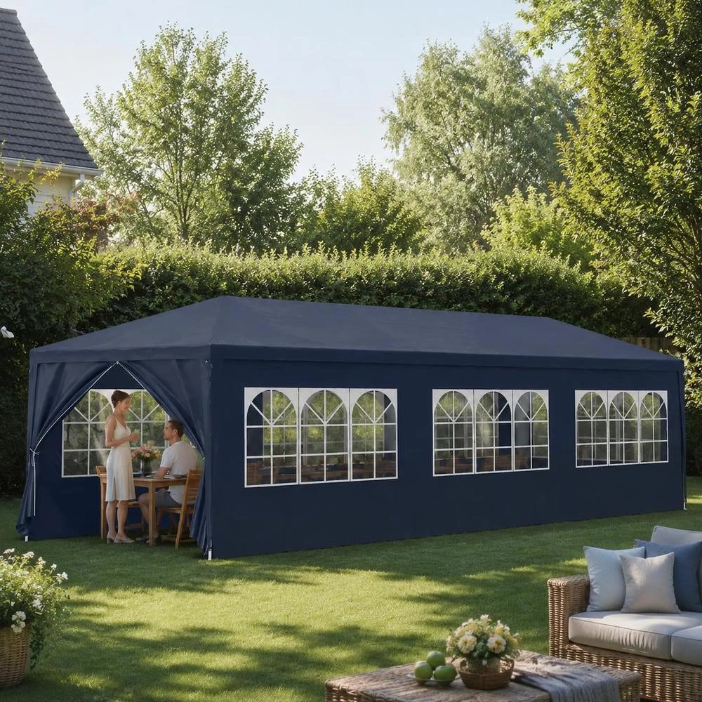 Party Tent 3x9 M Blue