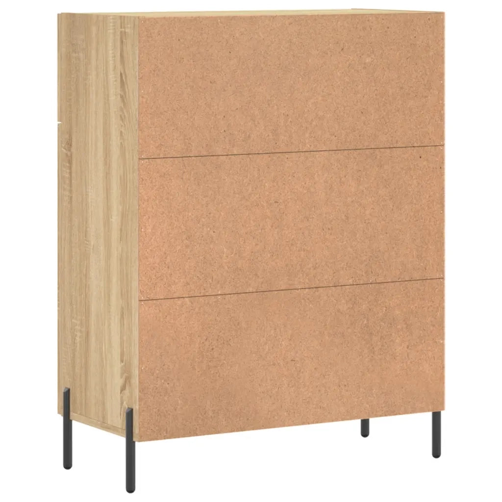 Credenza | Madia | Buffet da pranzo | Armadio da pranzo Rovere Sonoma 69,5x34x90 cm in Legno Multistrato