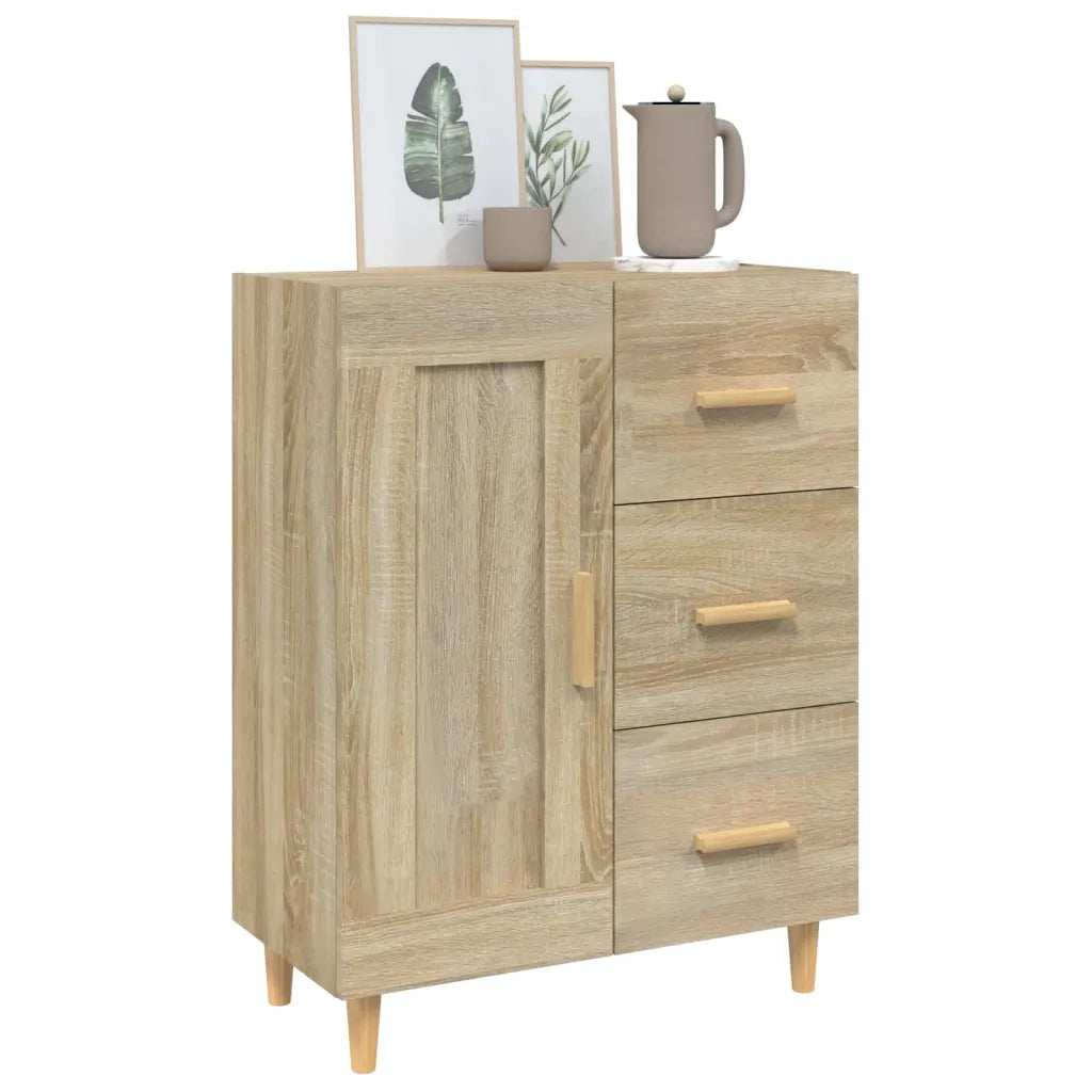 Credenza Rovere Sonoma 69,5x34x90 cm in Legno Multistrato 812225