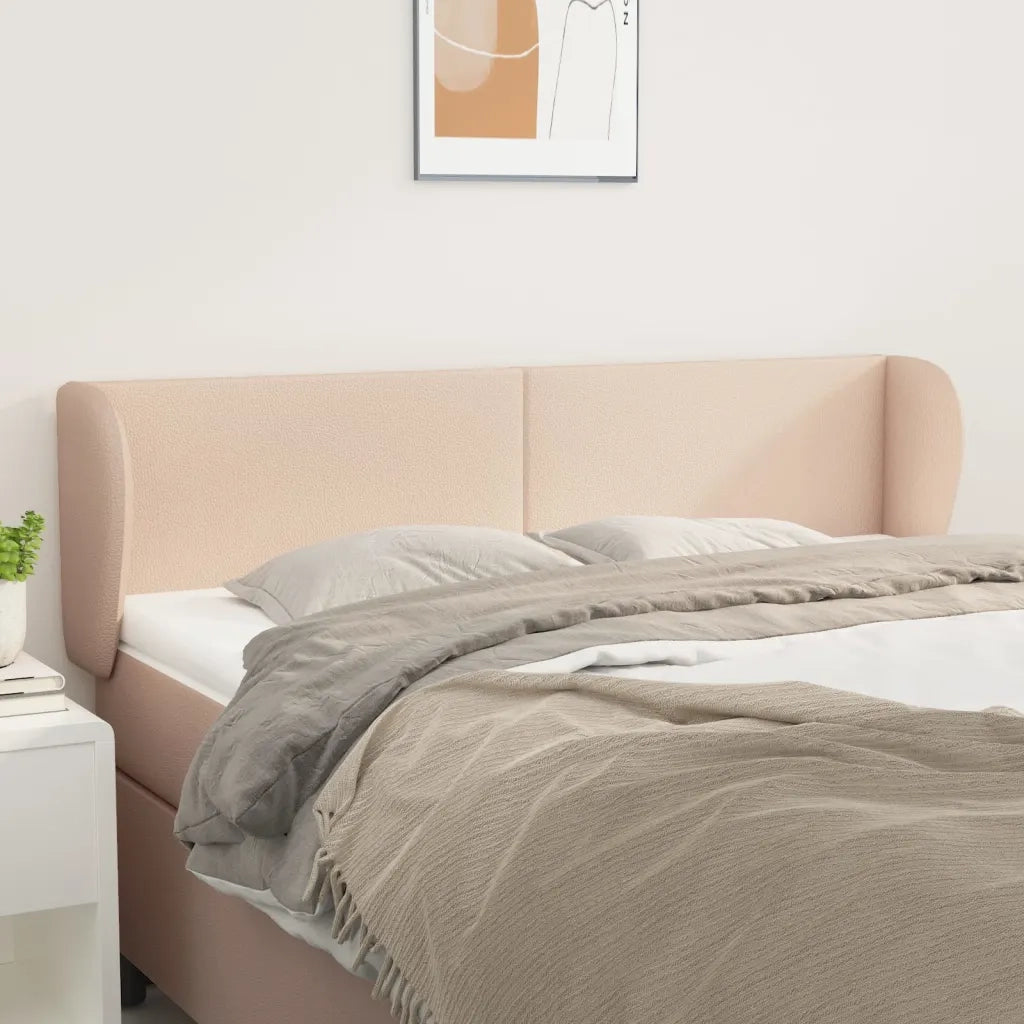 Testiera ad Orecchio Cappuccino 147x23x78/88 cm in Similpelle 3116959