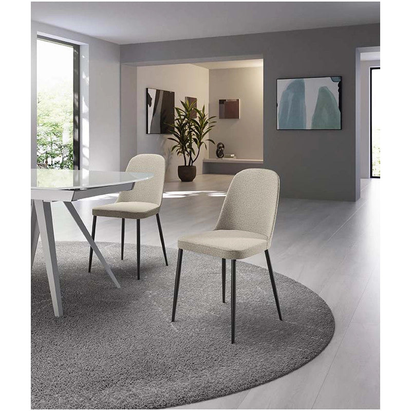 Sedia in tessuto Tamara 55cm X 46cm H 85cm Stones