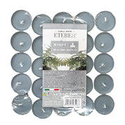 TEA LIGHT PROFUMATE AL MUSCHIO BIANCO IN CONFEZIONE DA 25 PEZZI