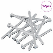 Vite 12 pz Argento M6 x 100 mm Acciaio CFW3074574