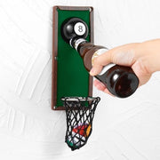 Opener per bottiglia con accumulatore di gomma per parete - apri bottiglie con collezione di gomma - regalo per uomini