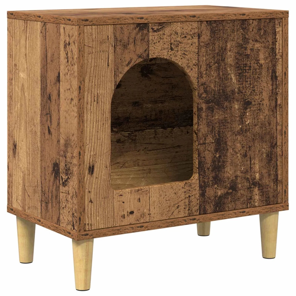 Casa per Gatti Legno vecchio 51 x 30 x 52 cm Legno multistrato CFW2383772