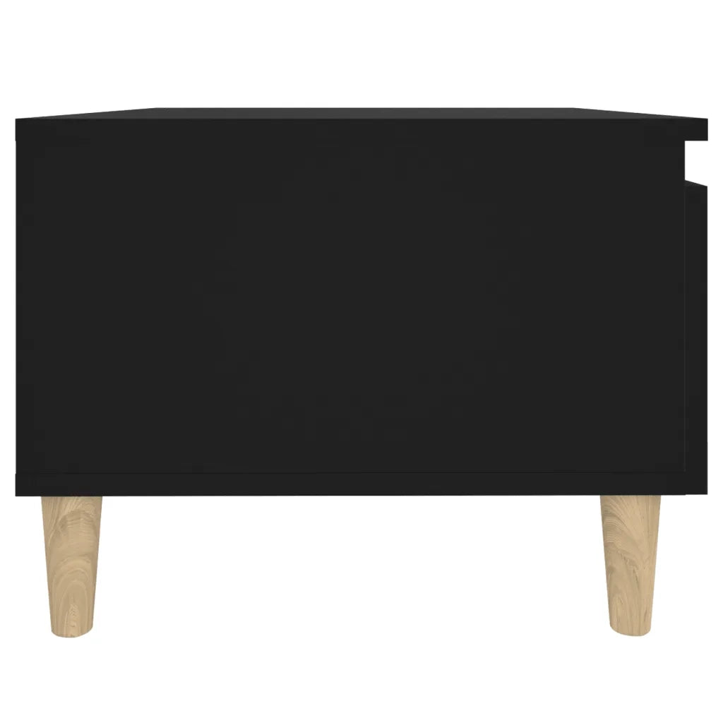 Tavolino Nero 50x46x35 cm in Legno Multistrato 819502